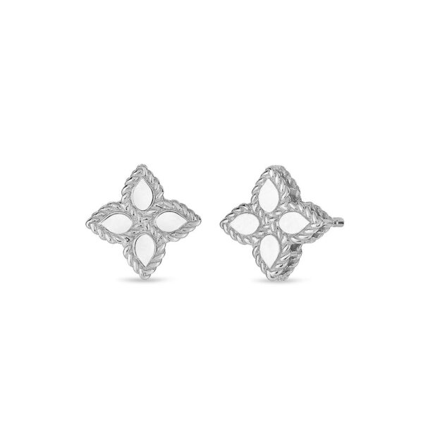 18K WHITE GOLD MINI EARRING