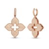 18K ROSE GOLD DIAMOND LARGE EARRING