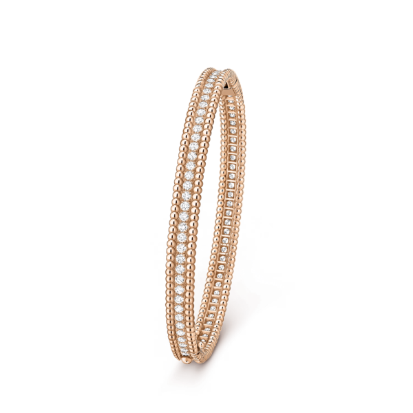 18K ROSE GOLD 1 ROW DIAMOND BRACELET