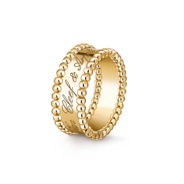 18K YELLOW GOLD SIGNATURE RING