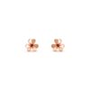 18K ROSE GOLD RUBY MINI EARRING