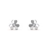 18K WHITE GOLD DIAMOND SMALL EARRING