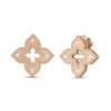 18K ROSE GOLD DIAMOND MEDIUM EARRING