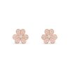 18K ROSE GOLD PAVE DIAMOND SMALL EARRING
