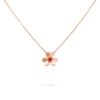 18K ROSE GOLD RUBY MINI NECKLACE