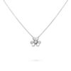 18K WHITE GOLD DIAMOND MINI NECKLACE