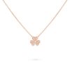 18K ROSE GOLD PAVE DIAMOND MINI NECKLACE