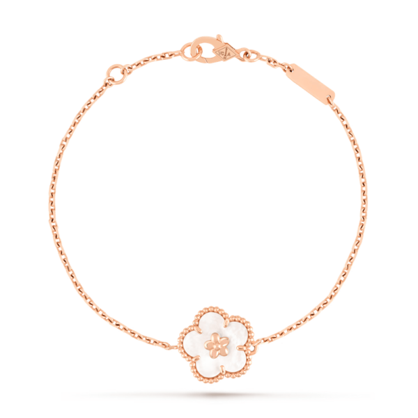 18K ROSE GOLD MOTHER OF PEARL BRACELET
