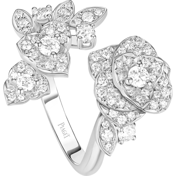 18K WHITE GOLD DIAMOND RING