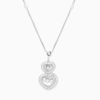 18K WHITE GOLD DIAMOND NECKLACE