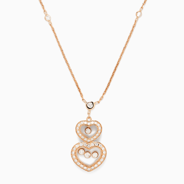 18K ROSE GOLD DIAMOND NECKLACE