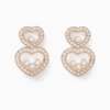 18K ROSE GOLD DIAMOND EARRING