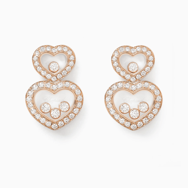 18K ROSE GOLD DIAMOND EARRING