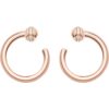 18K ROSE GOLD DIAMOND EARRING