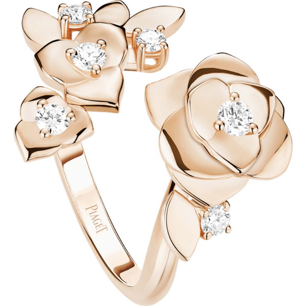 18K ROSE GOLD DIAMOND RING