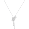 18K WHITE GOLD DIAMOND NECKLACE