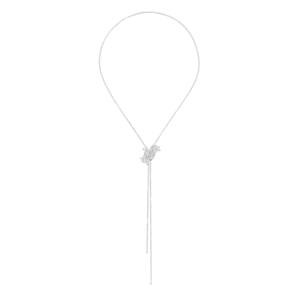 18K WHITE GOLD DIAMOND NECKLACE