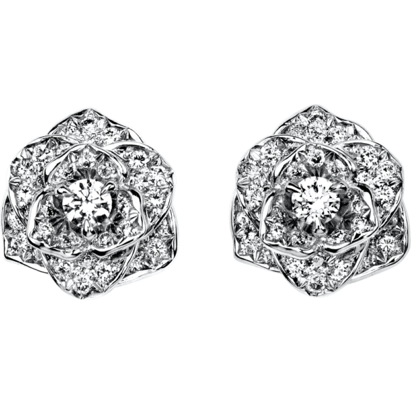 7b6b993abdba3bade93c3293f72b07a2d7c39b29 18K WHITE GOLD DIAMOND EARRING