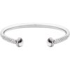 18K WHITE GOLD PAVE DIAMOND BANGLE