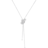 18K WHITE GOLD DIAMOND NECKLACE