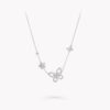 18K WHITE GOLD DIAMOND NECKLACE