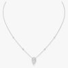 18K WHITE GOLD DIAMOND NECKLACE