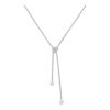 18K WHITE GOLD DIAMOND NECKLACE